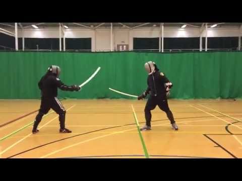 AHF Nick vs Malcom sabre sparring playback 1x normal speed