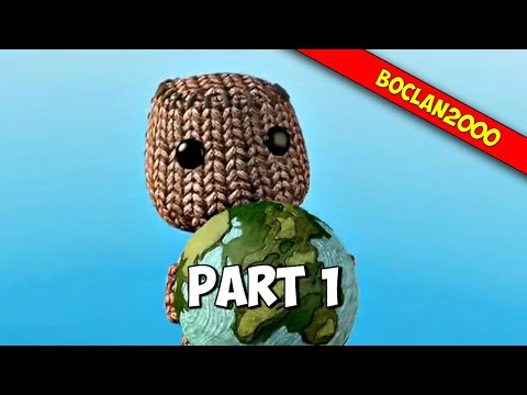 LittleBigPlanet 3 Walkthrough Part 1 - Introduction - Story Level 1 (PS4 LBP3)
