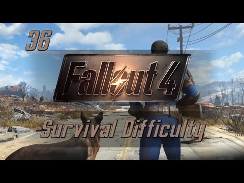 Let's Play Fallout 4 (Survival Difficulty) - Ep.36 - Federal Ration Stockpile - Fallout 4 Gameplay!