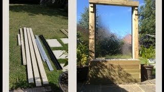 Glass waterfall build.