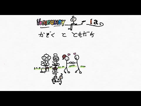 JLPT N3 Vocabulary: 1a - Family and Friends | Let's learn vocabulary together | Shinkanzen Master N3