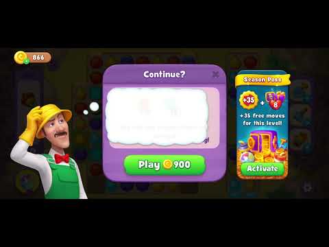 Gardenscapes super Hard level 1975 part II