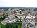 The Beauty of Norwich from the Air, the Castle & Cathedral | 4K Cinematic Drone | Norfolk, England