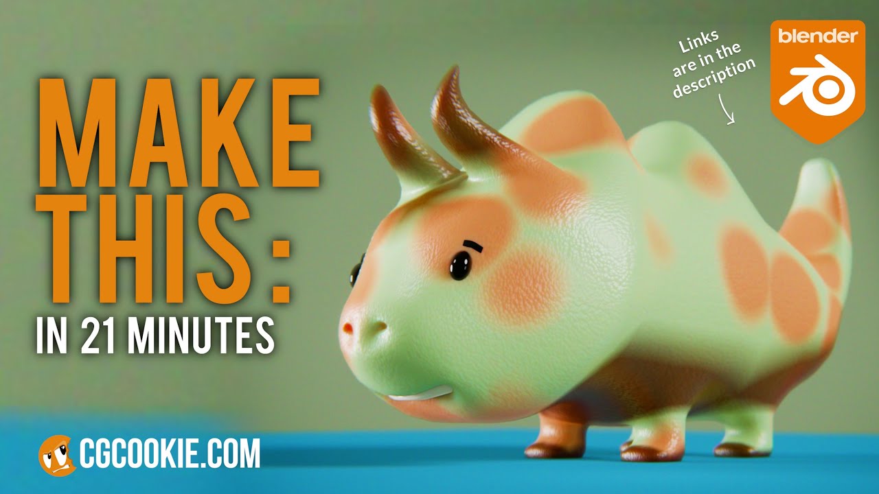 Beginners: Model & Texture A Character In Blender In Only 21 Minutes!