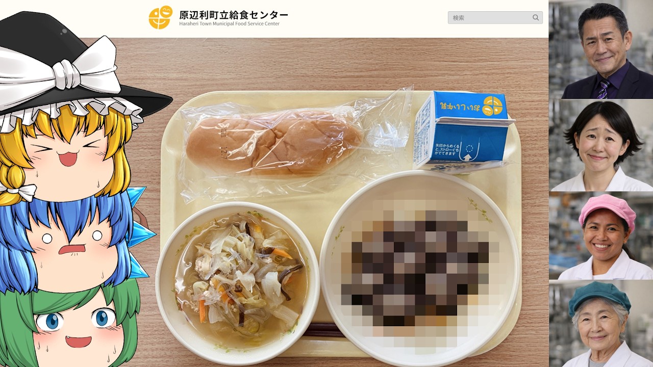 【ゆっくり実況】謎の給食「めだまやき」の正体を探る為に給食センターのHPを調査してみたら何かがおかしい - 美昧しい給食【ARG】