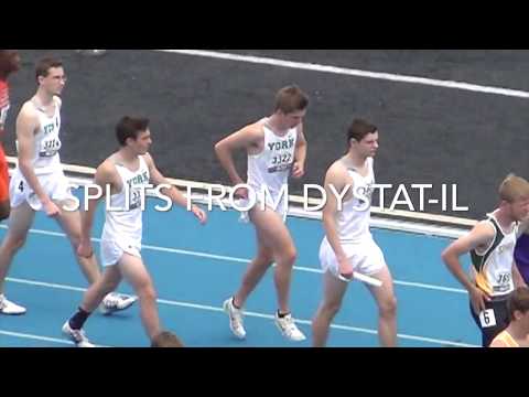 4x800 IHSA State Prelim Heat 1 5-27-16