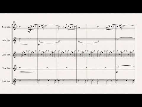 Music (was my first love) - John Miles - Saxophone Quintet