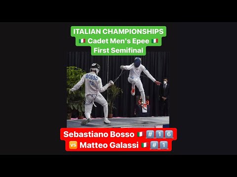 Italian Championships 2022 CME - L4 - Sebastiano Bosso v Matteo Galassi