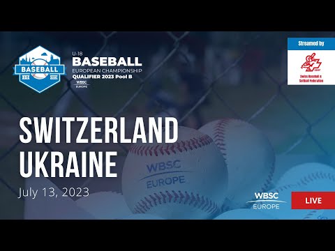 8 U-18 Baseball European Championship Qualifier SUI: Switzerland VS Ukraine