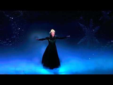 Caissie levy let it go transformation #elsa #broadway #stageshow #transformation