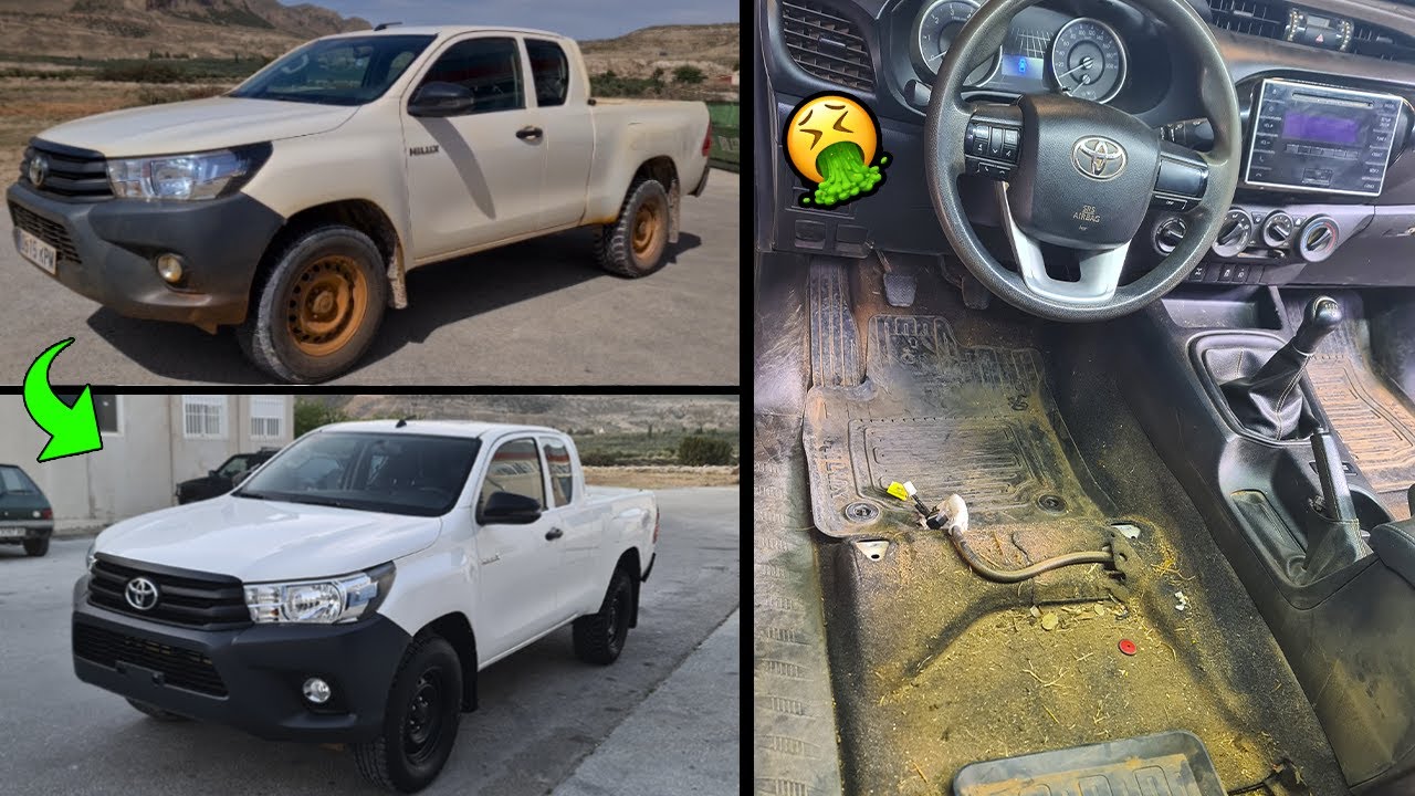 de COCHE de GRANJA🐖 a KILOMETRO CERO -LIMPIEZA EXTREMA de 4x4 muy ASQUEROSO🤢