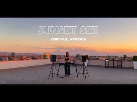 AFRO HOUSE SUNSET MIX (Adam Port, Hugel, Anyma, Rihanna, Tyla) - Rooftop set from Yerevan, Armenia
