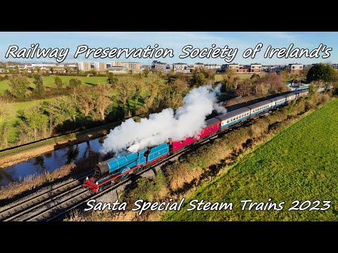 Steam loco's 85 'Merlin' & 131 on the RPSI Sanata Specials 2023