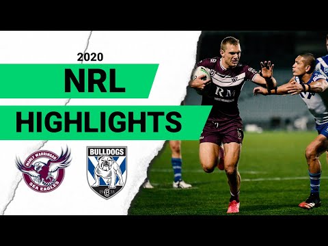 NRL Highlights | Sea Eagles v Bulldogs Match Highlights | Round 3 2020 | Telstra Premiership | NRL