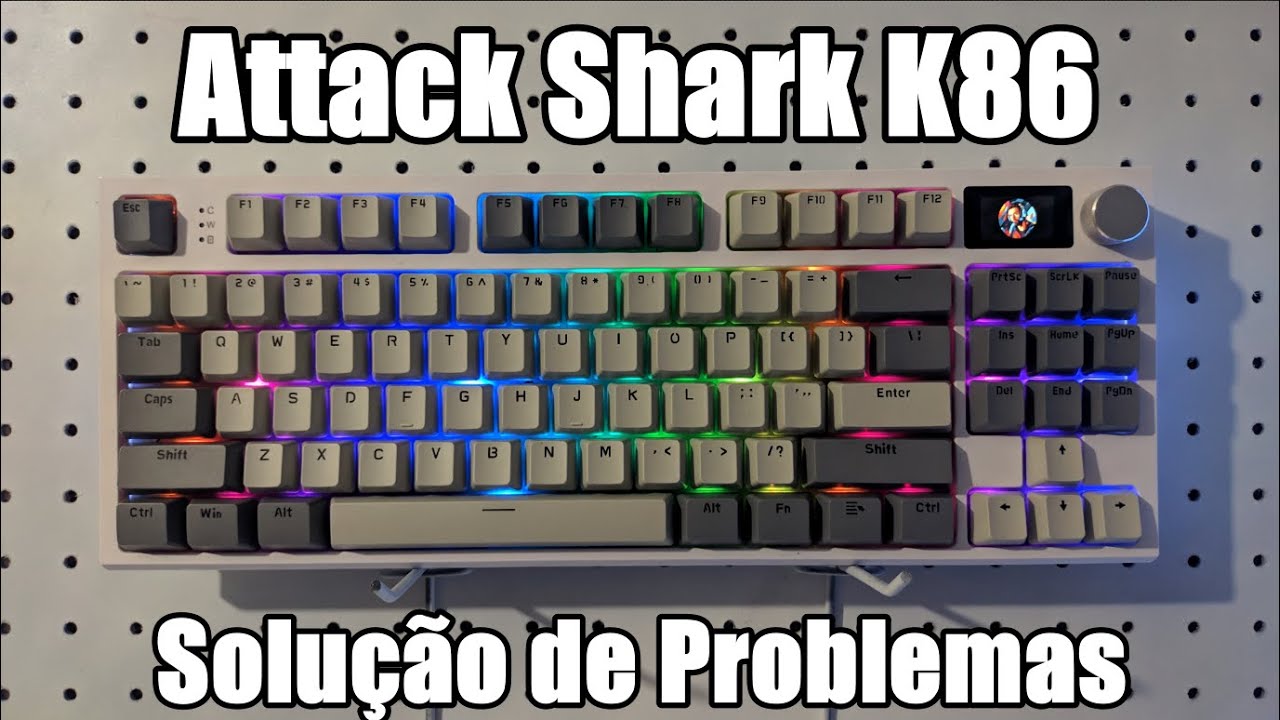 Attack Shark K86 - Solução de Problemas