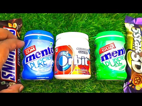 SNICKERS vs Mentos vs Orbit Mint vs Mentos gum unboxing #ytshorts #shortvideo #trending #viralvideo