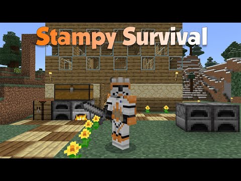Survival Minecraft: Building Stampy's World!