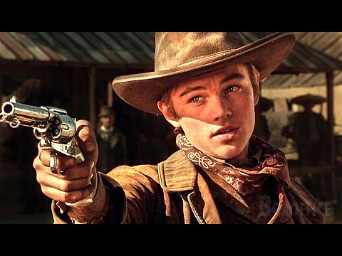 Young Leo Di Caprio shoots faster than his own shadow | The Quick and the Dead | CLIP