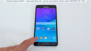 How To Unlock Samsung Galaxy Note 4 (Any Carrier or Country) 4K