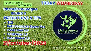 FOOTBALL PREDICTIONS TODAY 21/10/2026 SOCCER PREDICTIONS |BETTING TIPS, #betting