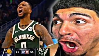 THIS IS WHY THEY GOT HIM!!! Indiana Pacers Vs Milwaukee Bucks Game 1 Full Highlights | ECR1 Reaction