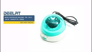 Micro Centrifuge Machine - 100 - 240 V - 60 Hz - Capacity 10 - Green SKU #D1162244