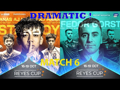 Match 6 | AJ Manas vs Fedor Gorst  | HIGHLIGHTS | 2025 Reyes Cup