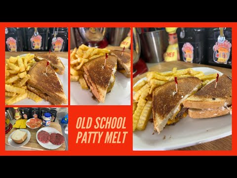 My Quick Go To Lunch Meal At My Old Job/OLD SCHOOL PATTY MELT/CRINKLE CUT FRIES
