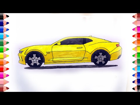 2016 Chevrolet Camaro - Drawing and Coloring