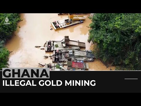 Ghana river pollution: Illegal gold mining contaminating drinking water