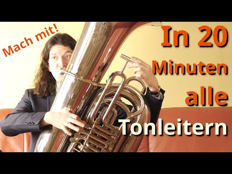 Zum Einüben: Mach mit bei Tonleiterübungen