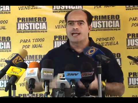 Primero Justicia apoya el diálogo verdadero  ( parte 1 )