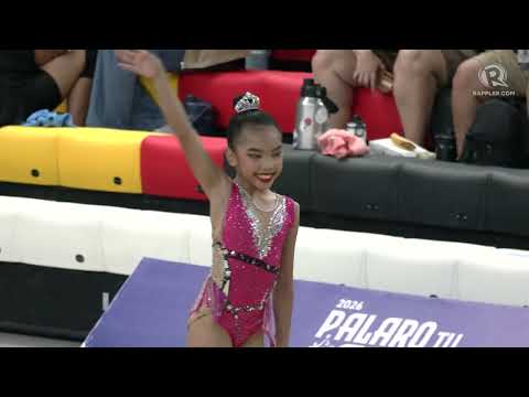 Olongapo rhythmic gymnast accomplishes double gold finish in first Palaro stint