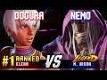 SF6 DOGURA 1 Ranked Elena Vs NEMO M Bison High Level Gameplay