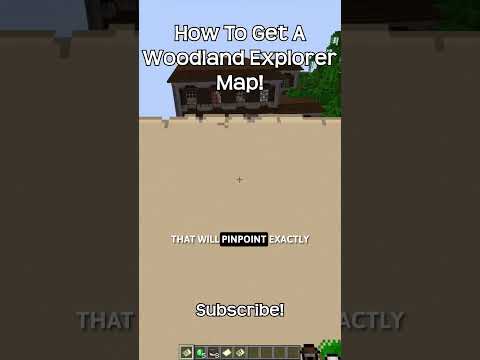 How To Get A Woodland Explorer Map In Minecraft!