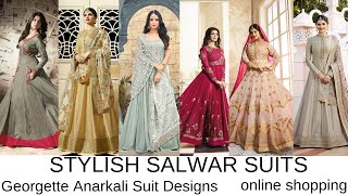 Georgette Anarkali Suit STYLISH SALWAR SUITS Stylish Salwar suits for weddings mqdefault - Georgette Anarkali Suit STYLISH SALWAR SUITS Stylish Salwar suits for weddings
