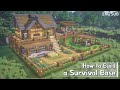 Minecraft How To Build A Survival Base Tutorial Building Tutorial 14 마인크래프트 야생 건�