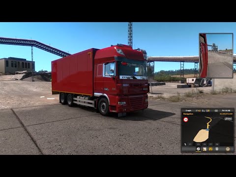 ETS2 1.38 Mods |Truck Mod| - Delivery Goods to Other Company on The DAF XF 105 Mod
