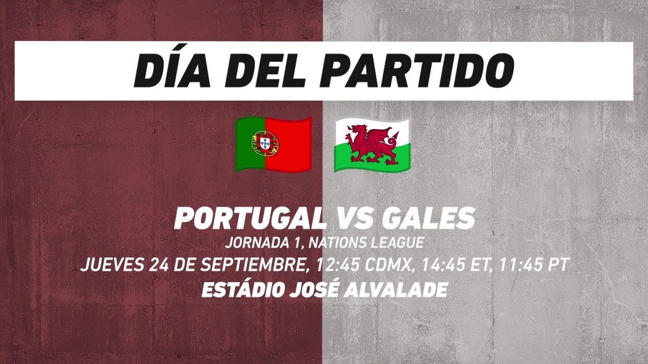 Portugal vs Gales, frente a frente: Futbol