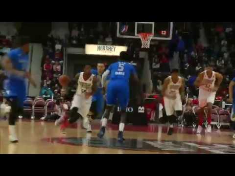Raptors 905 Highlights: Delon Wright Behind the Back - January 25, 2017
