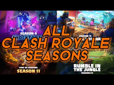 ALL Clash Royale SEASONS!
