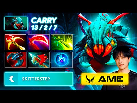 [7.39c] Ame WEAVER Carry | Full Gameplay Dota Class