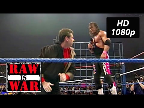 Bret Hart shoot promo WWE Raw March 17, 1997 HD