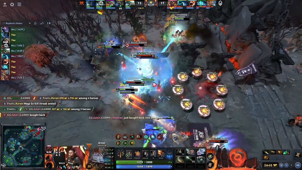Gorgc & Yapzor's reaction to BOOM's Vortex Blackhole that turned the tides for GG against Fnatic