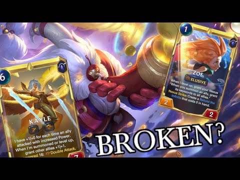 CRAZY DECK Bard Zoe Deck Vs Illaoi Spawn/ Noxus Scargrounds/ Attrox Kayne - Legends Of Runeterra
