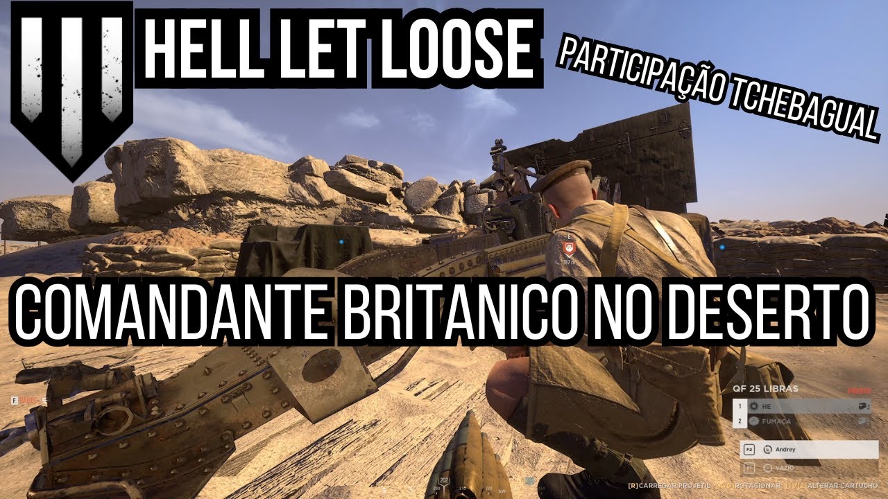Entrei como comandante e consegui segurar a ofensiva Alemã | Hell Let Loose | Gameplay (PT/BR)
