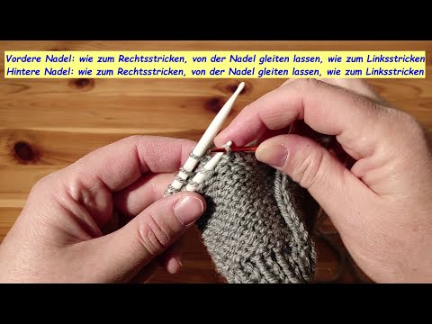 Maschenstich - Unsichtbare Naht für Strickteile