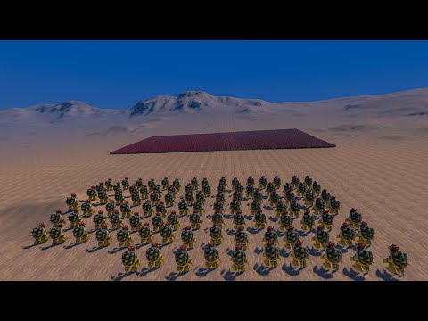 20000 MARIO FIGHT 100 BOWSER - Ultimate Epic Battle Simulator UEBS