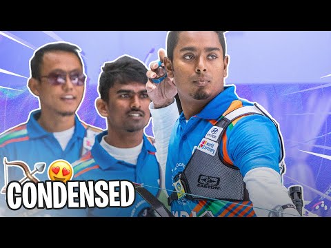 Condensed: India versus China for the recurve men’s team world title in 2019