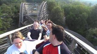 preview picture of video 'Twister at Knoebels - backwards POV'